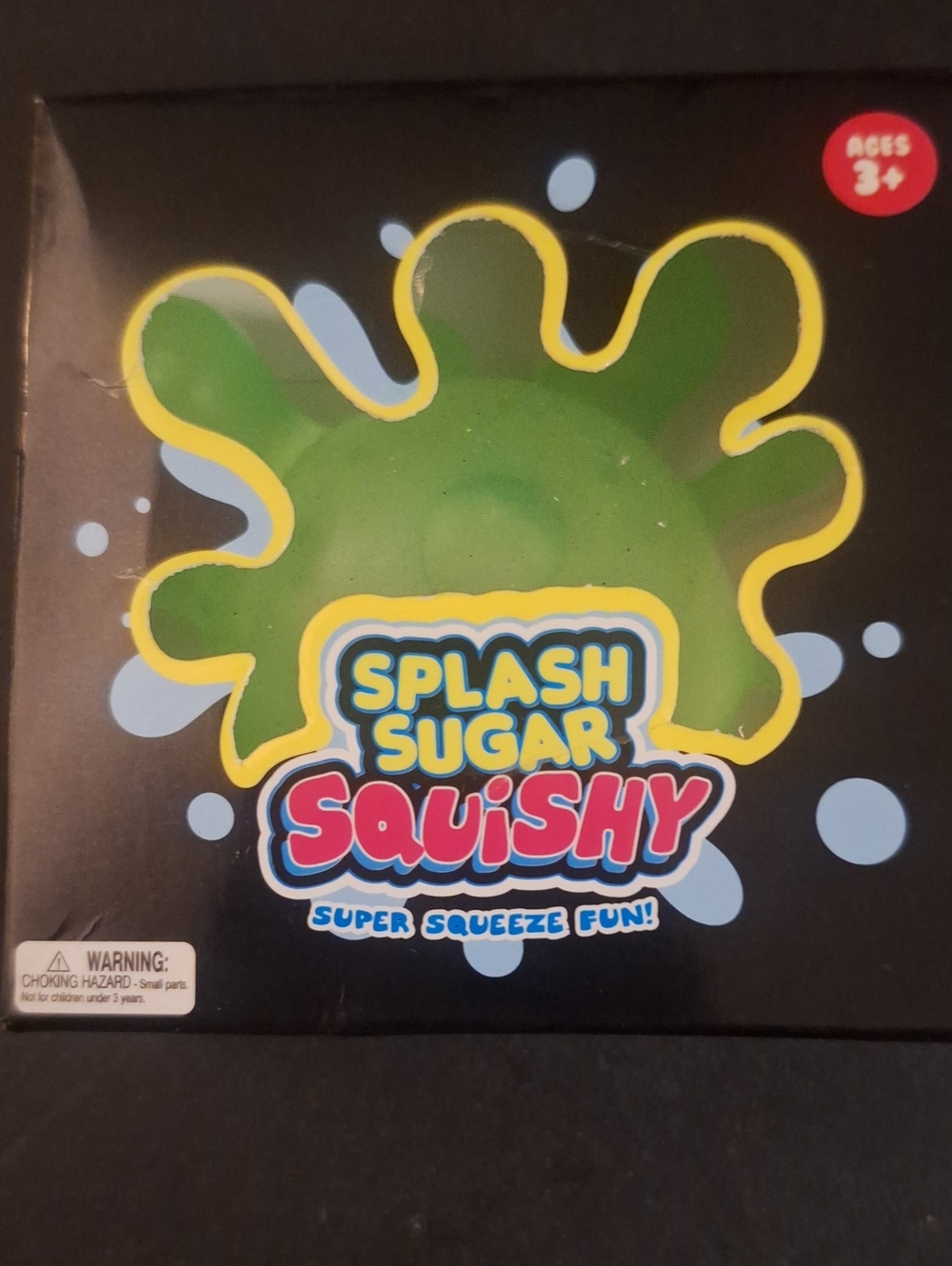 Splash Sugar Squishy Green Splat Toy